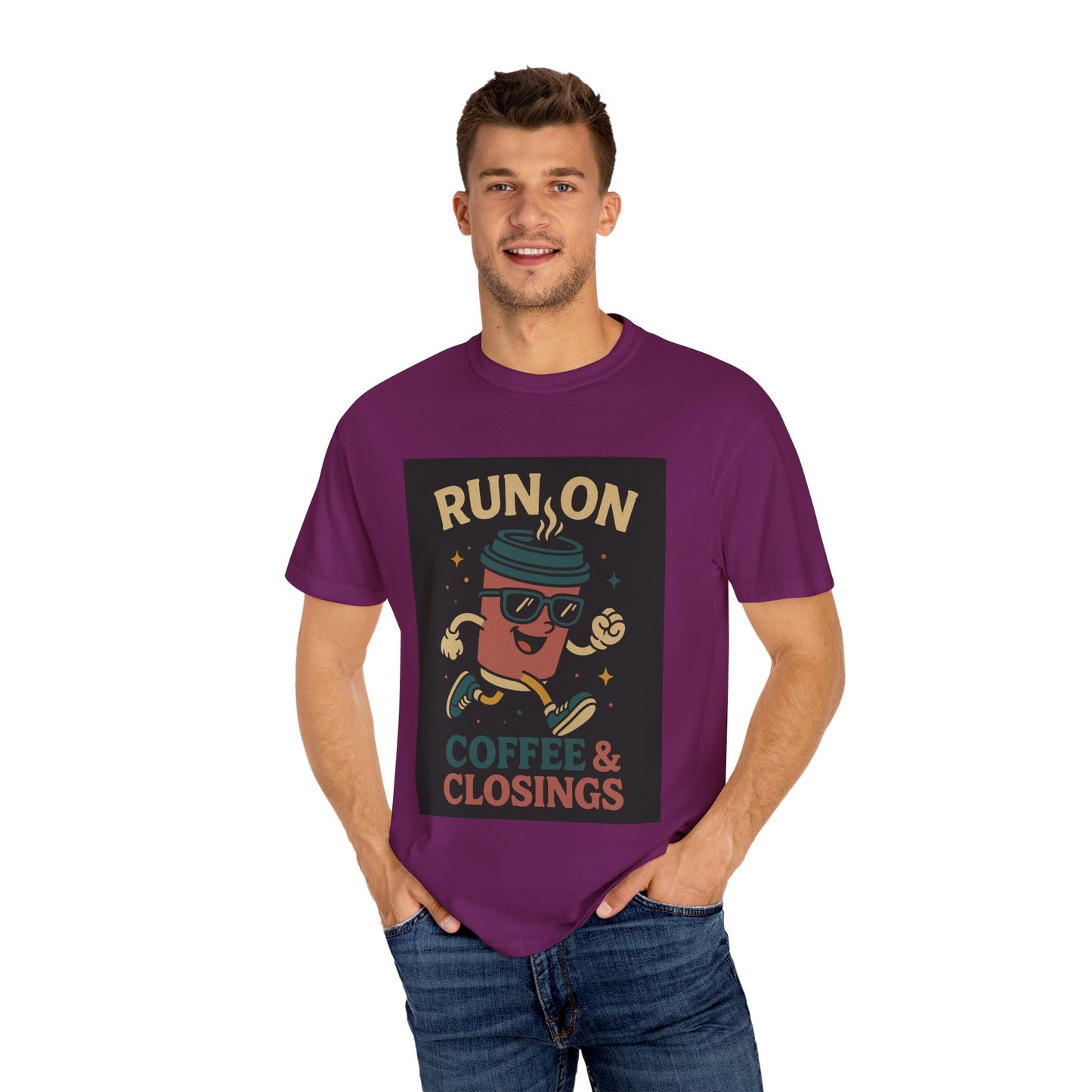 Coffee and Closings - Oldschool Style Graphic Tee