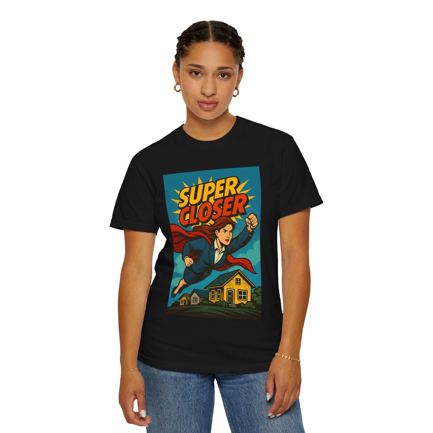 Super Closer T-Shirt - Fun Comic Style Shirt (Women)