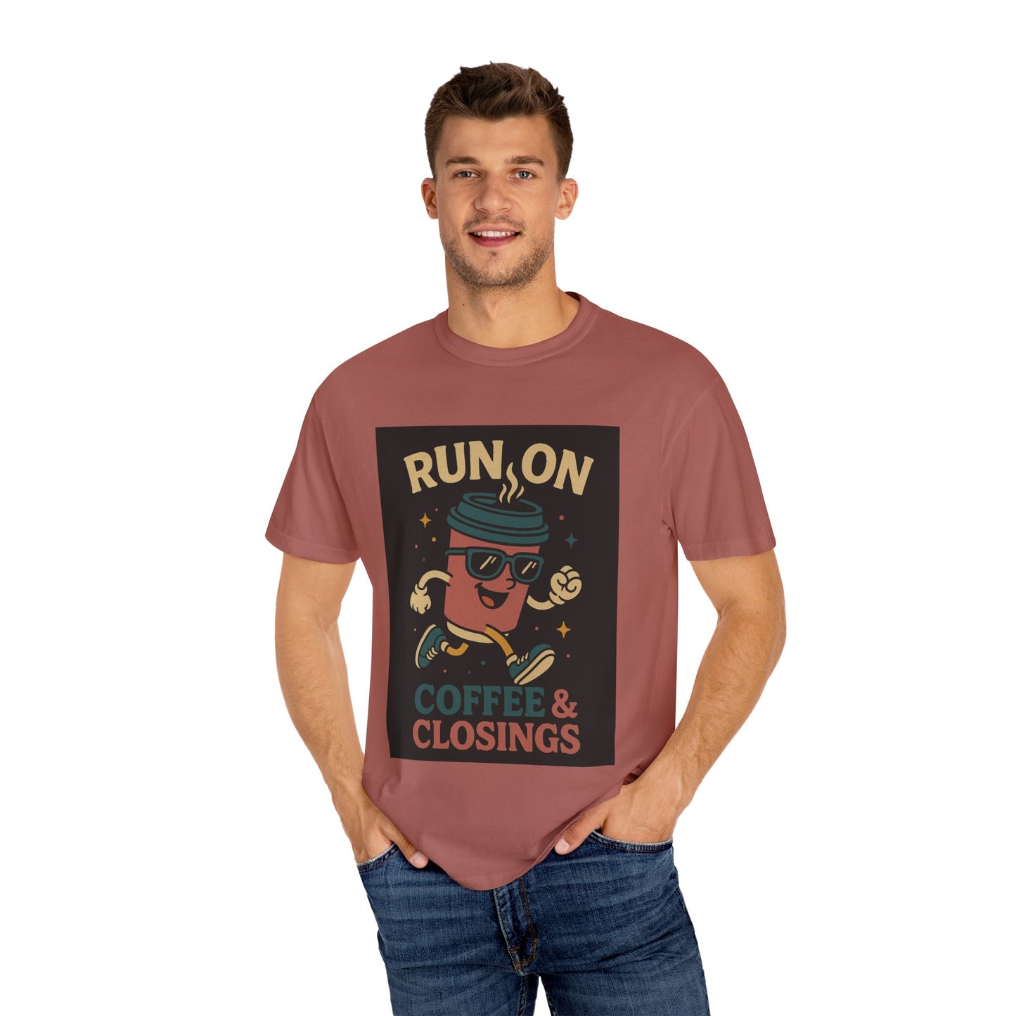 Coffee and Closings - Oldschool Style Graphic Tee