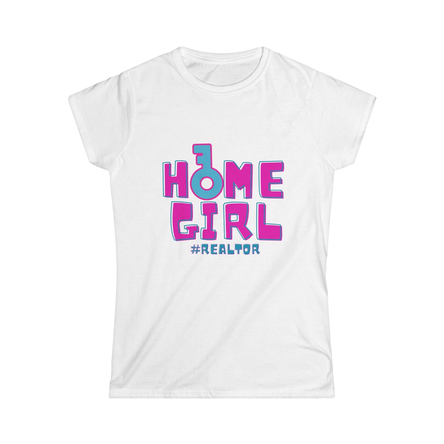 Home Girl Realtor - Stylish Women's Softstyle Shirt