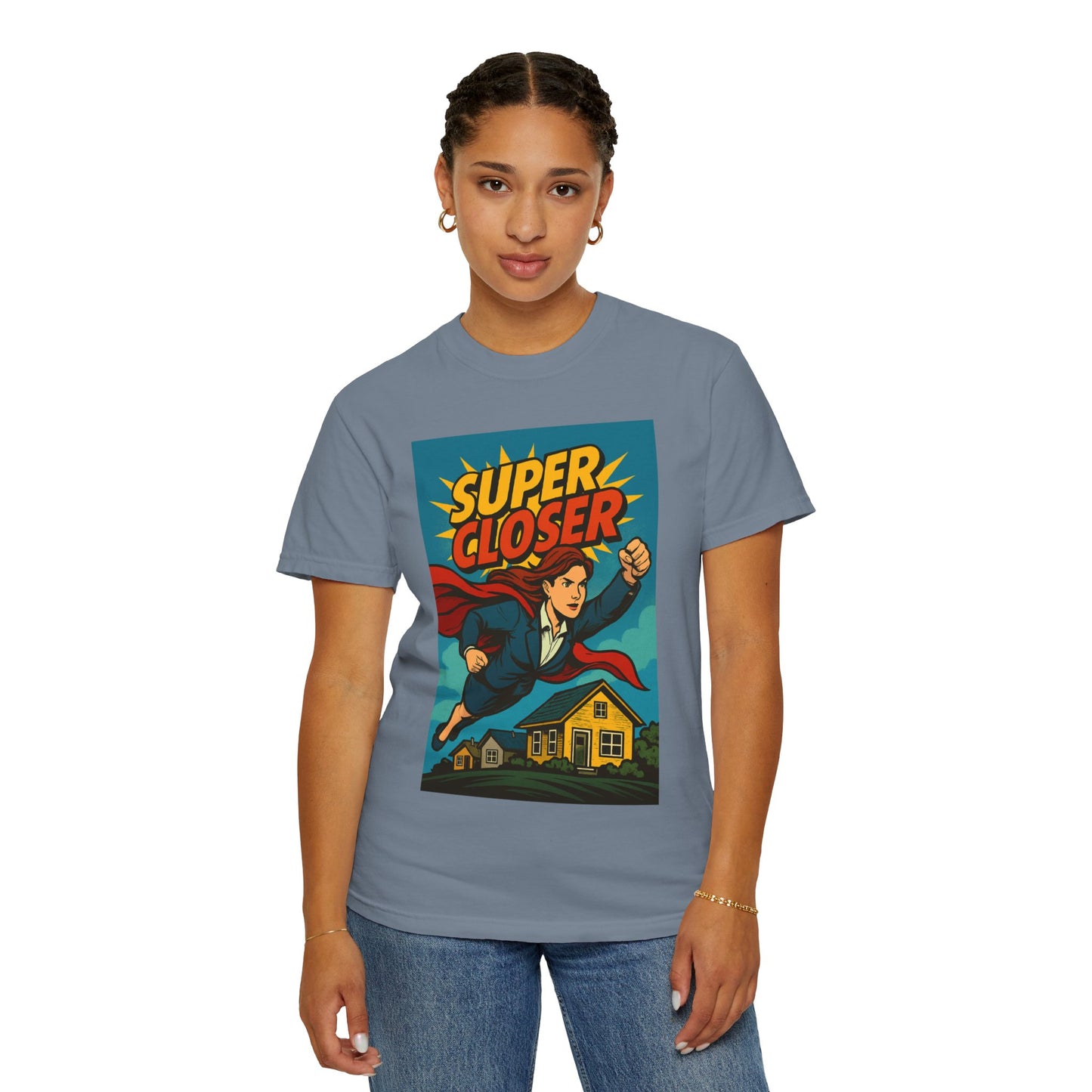 Super Closer T-Shirt - Fun Comic Style Shirt (Women)