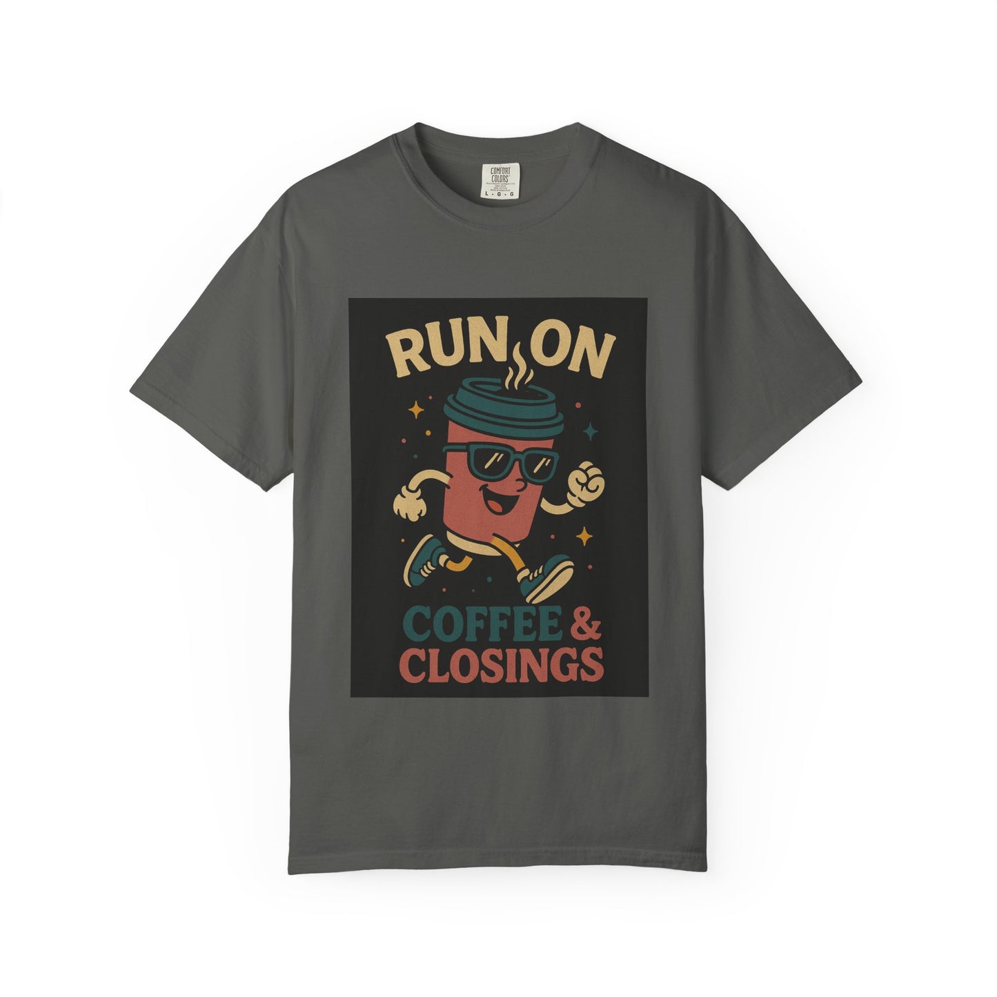 Coffee and Closings - Oldschool Style Graphic Tee