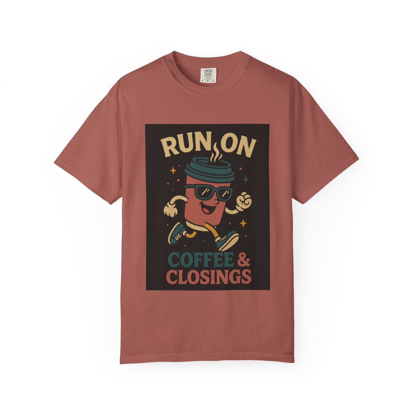 Coffee and Closings - Oldschool Style Graphic Tee