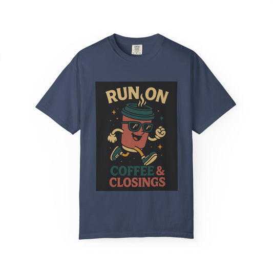 Coffee and Closings - Oldschool Style Graphic Tee