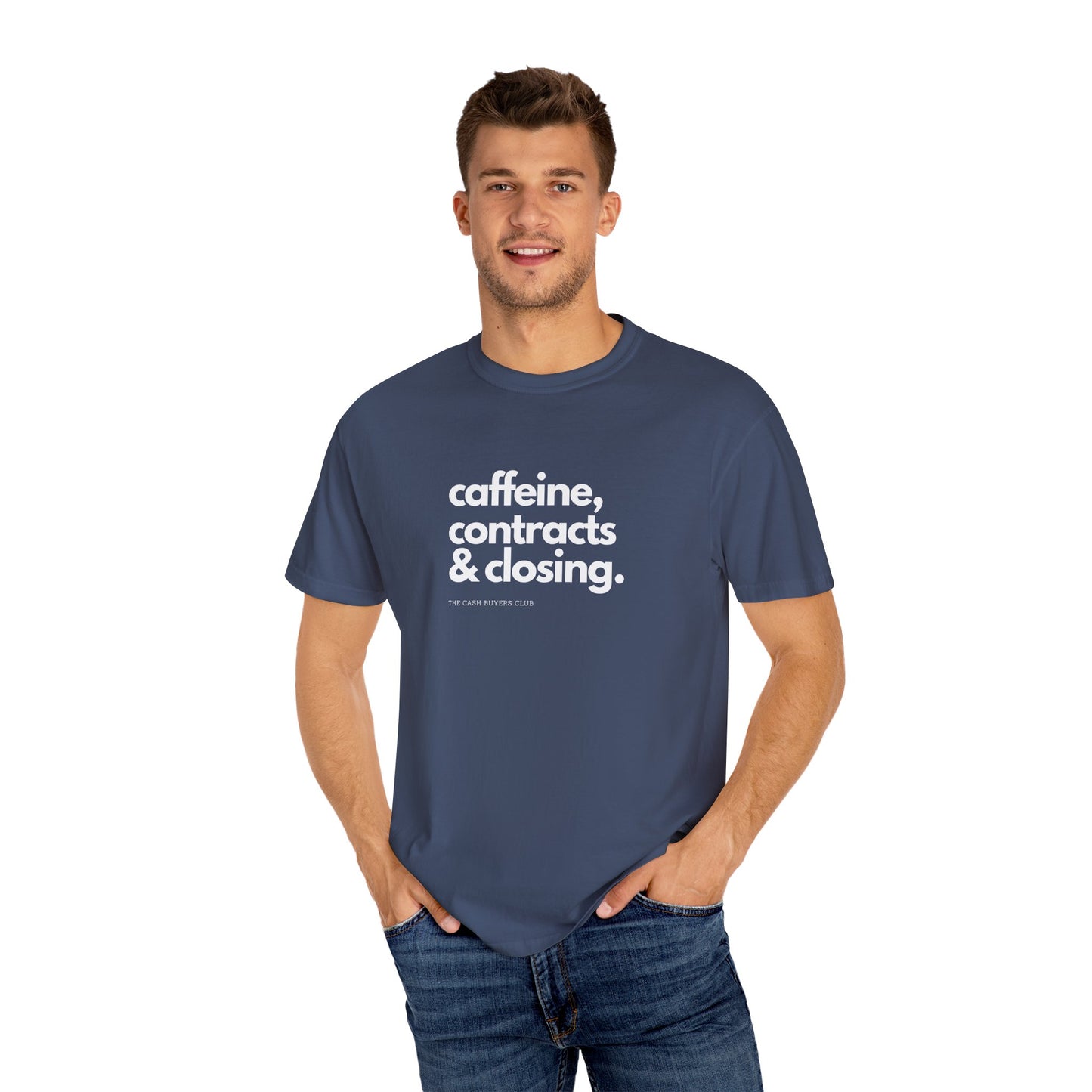Caffeine Contracts & Closing T-Shirt - Unisex