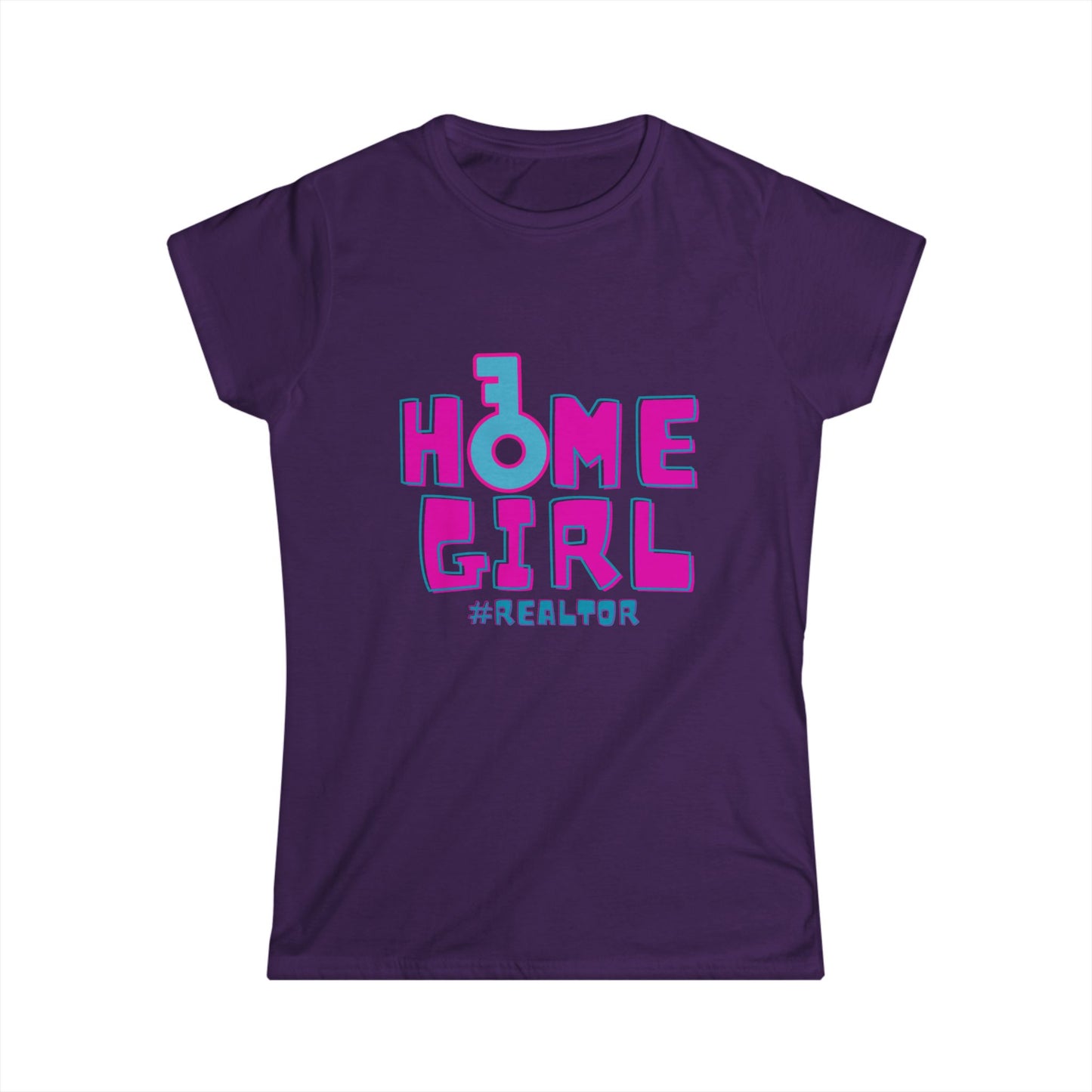 Home Girl Realtor - Stylish Women's Softstyle Shirt