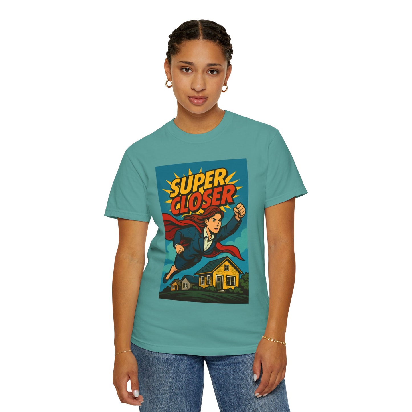 Super Closer T-Shirt - Fun Comic Style Shirt (Women)