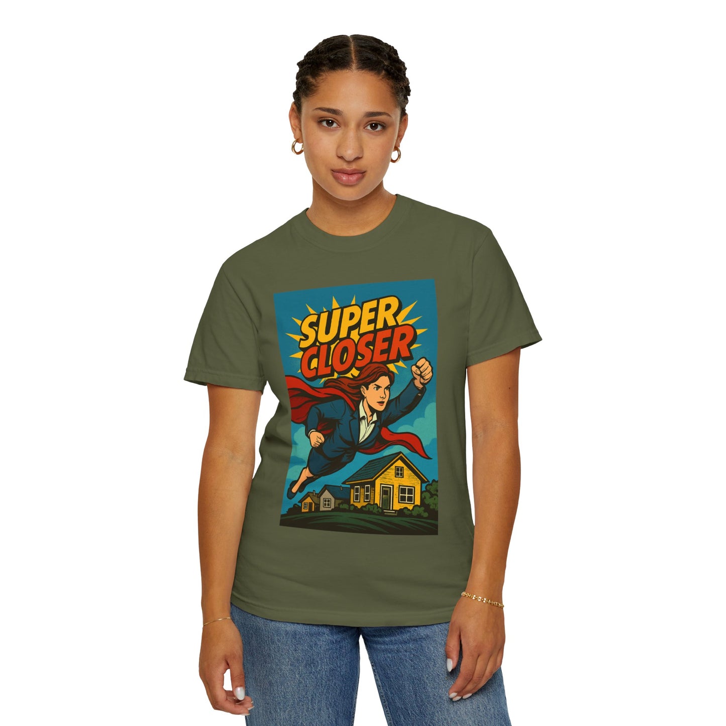 Super Closer T-Shirt - Fun Comic Style Shirt (Women)