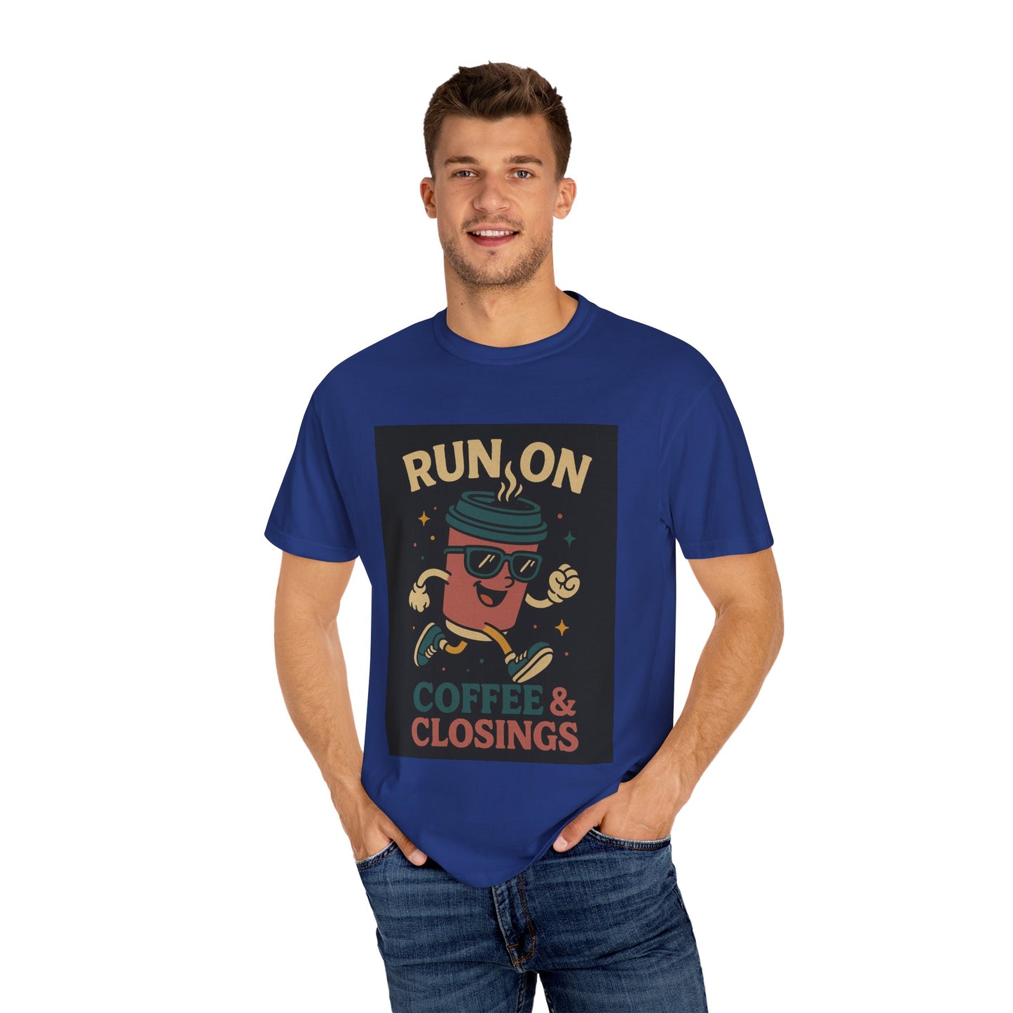 Coffee and Closings - Oldschool Style Graphic Tee