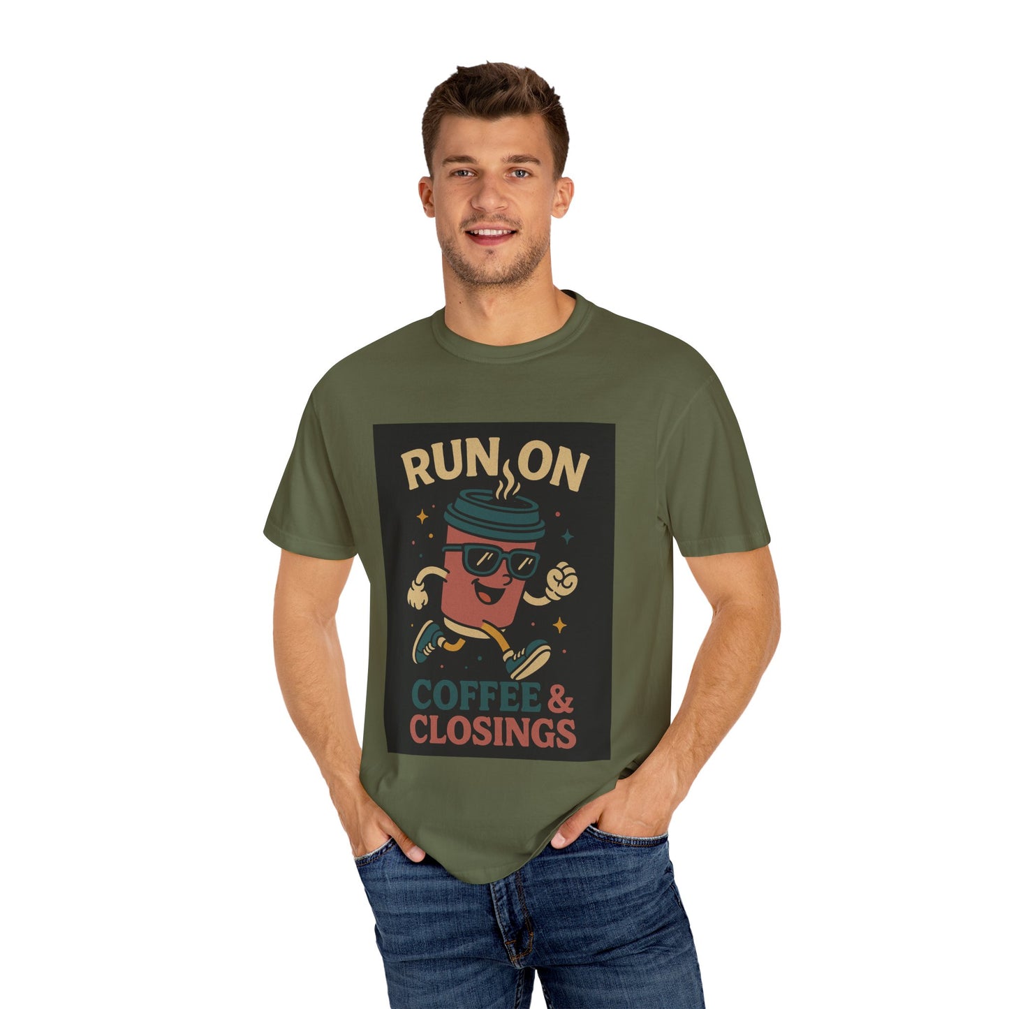 Coffee and Closings - Oldschool Style Graphic Tee