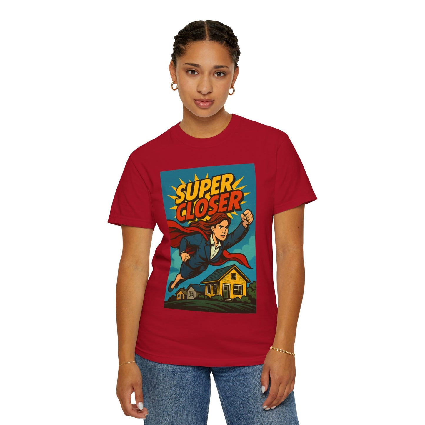 Super Closer T-Shirt - Fun Comic Style Shirt (Women)