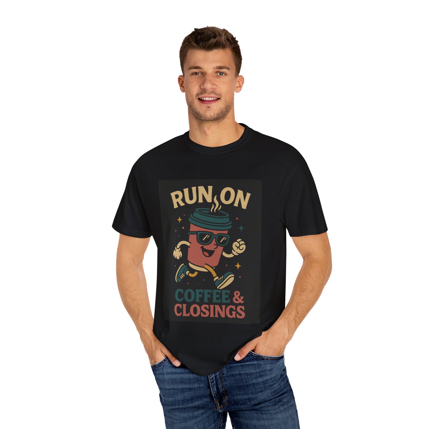 Coffee and Closings - Oldschool Style Graphic Tee