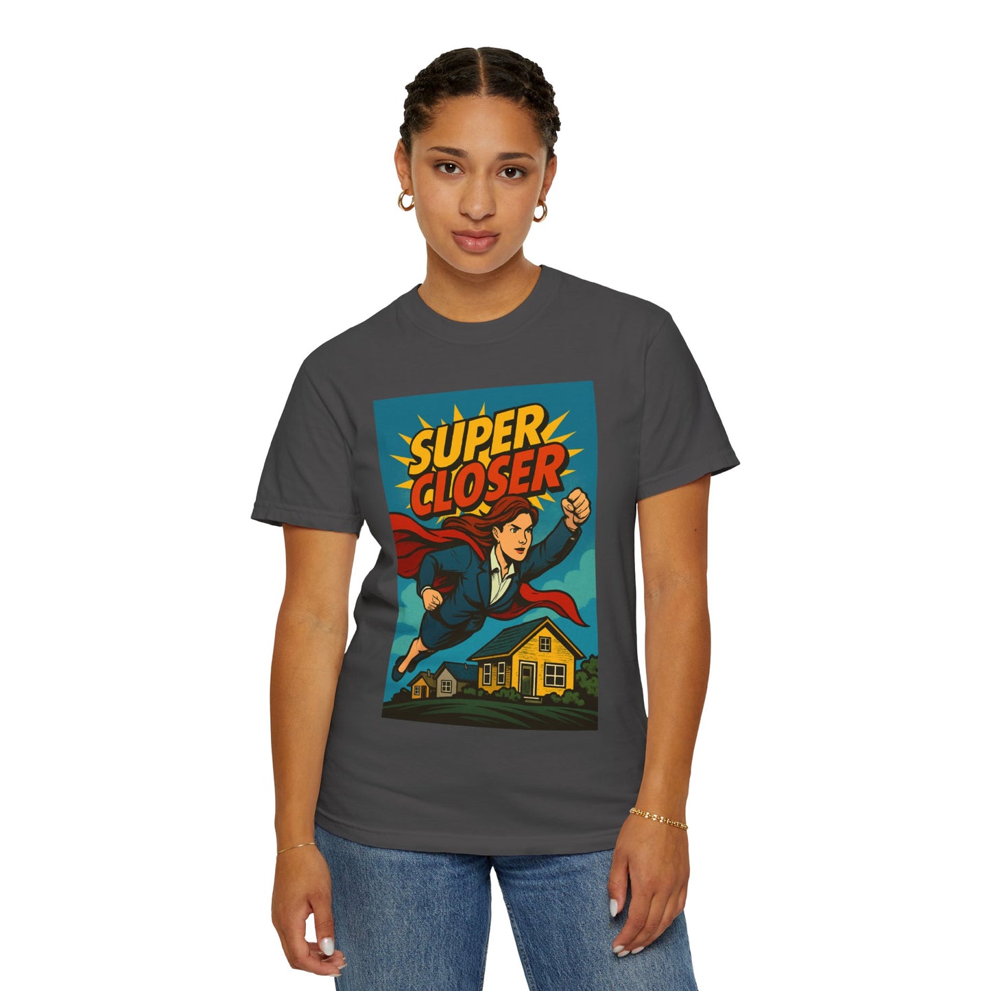 Super Closer T-Shirt - Fun Comic Style Shirt (Women)