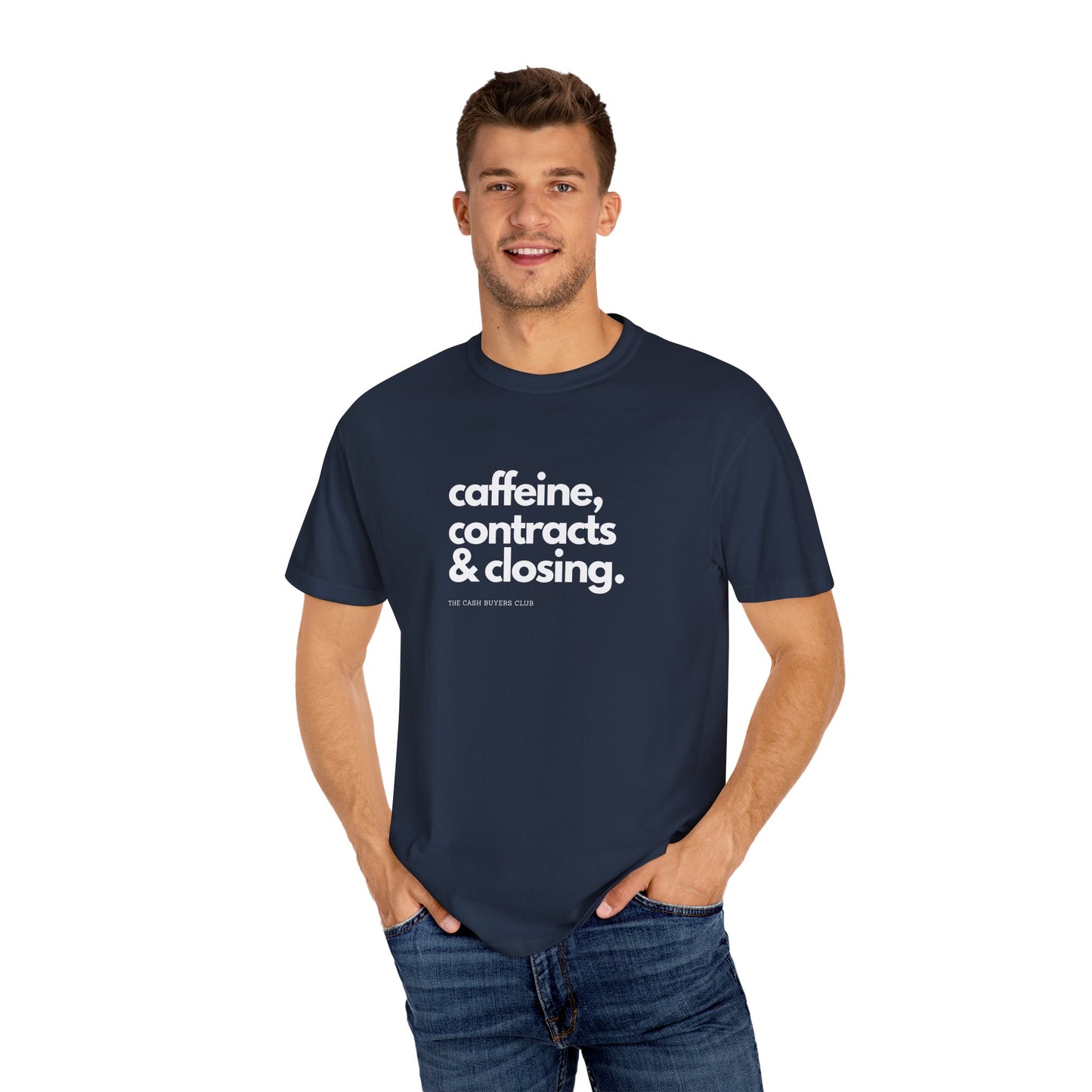 Caffeine Contracts & Closing T-Shirt - Unisex