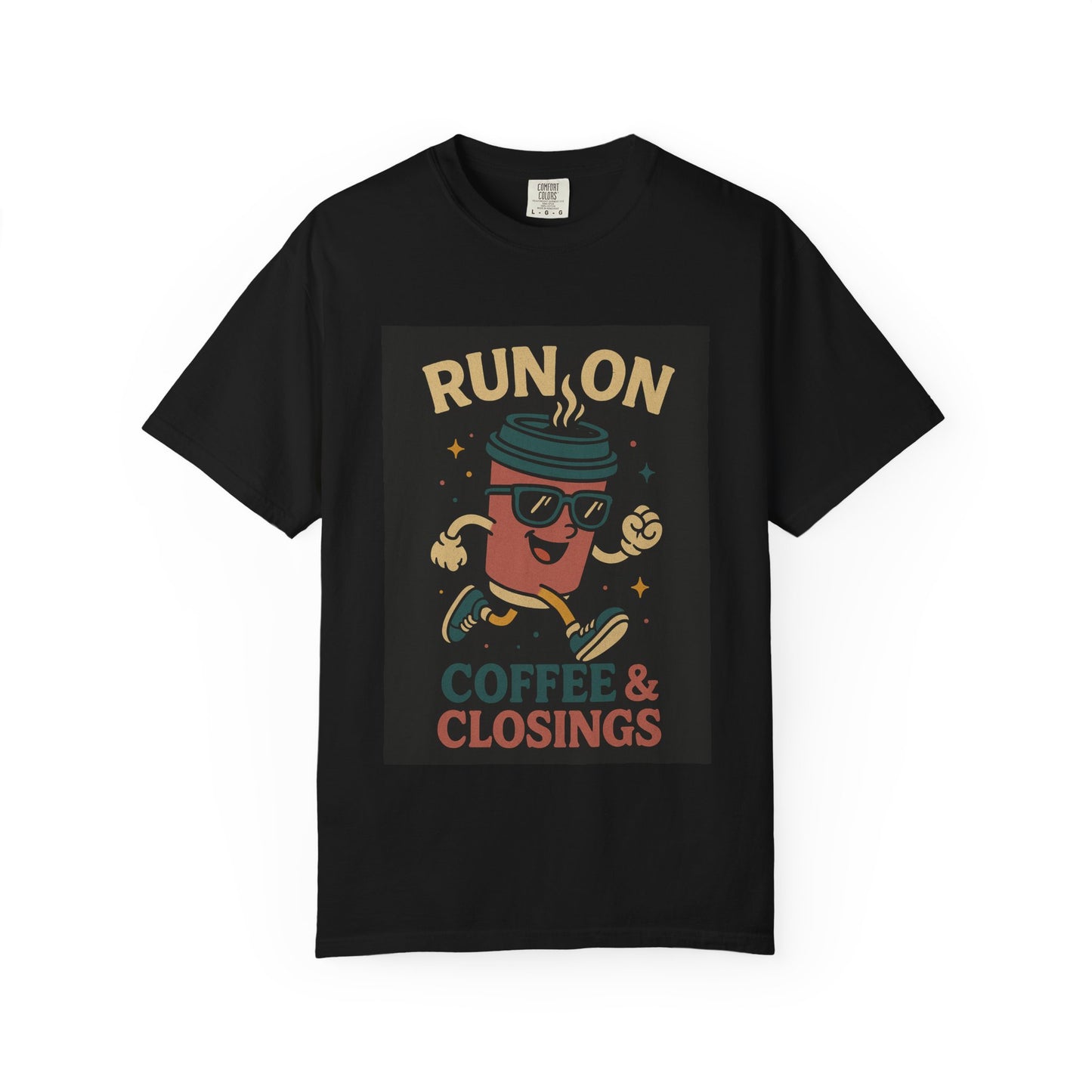 Coffee and Closings - Oldschool Style Graphic Tee