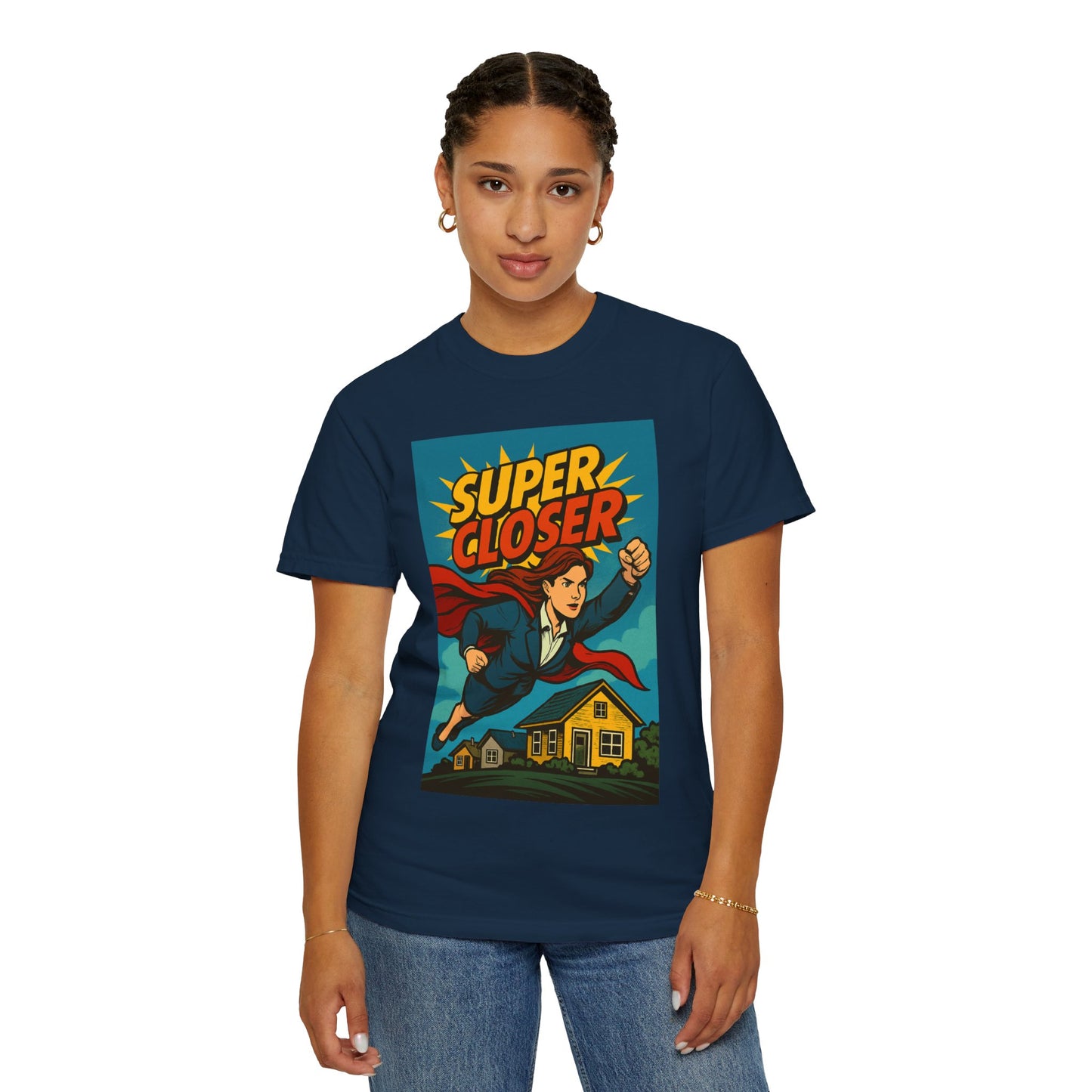 Super Closer T-Shirt - Fun Comic Style Shirt (Women)
