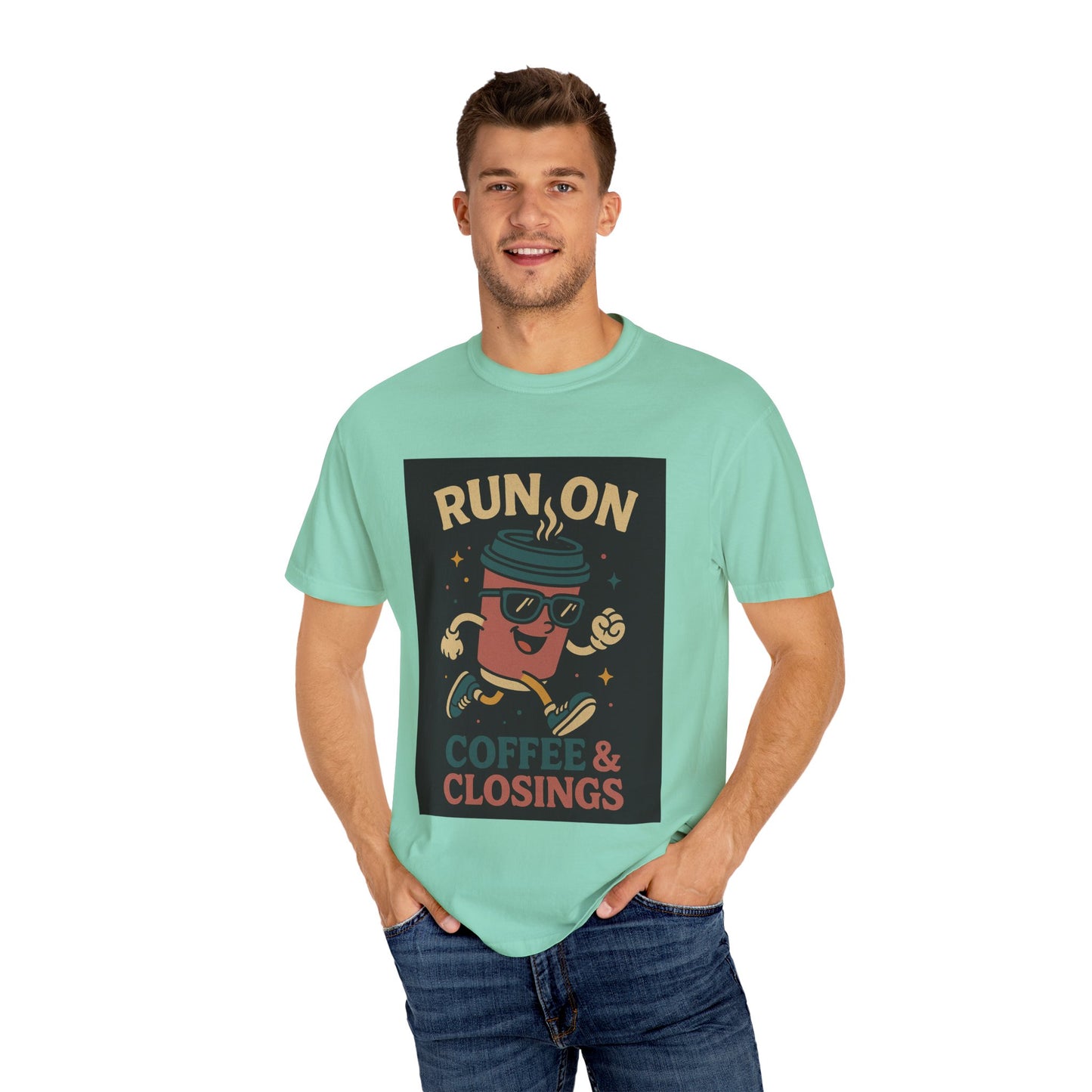 Coffee and Closings - Oldschool Style Graphic Tee