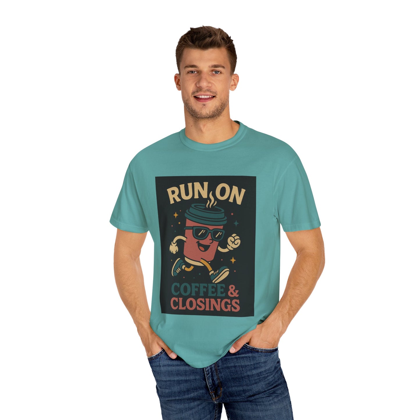 Coffee and Closings - Oldschool Style Graphic Tee