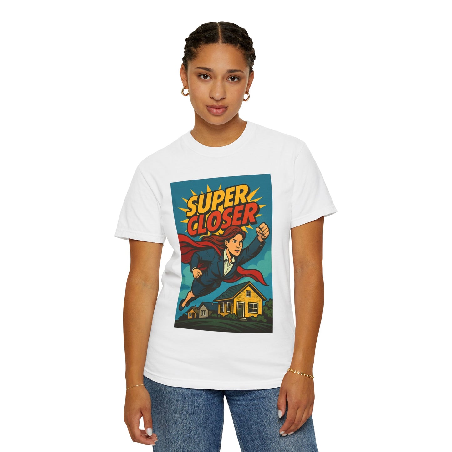 Super Closer T-Shirt - Fun Comic Style Shirt (Women)
