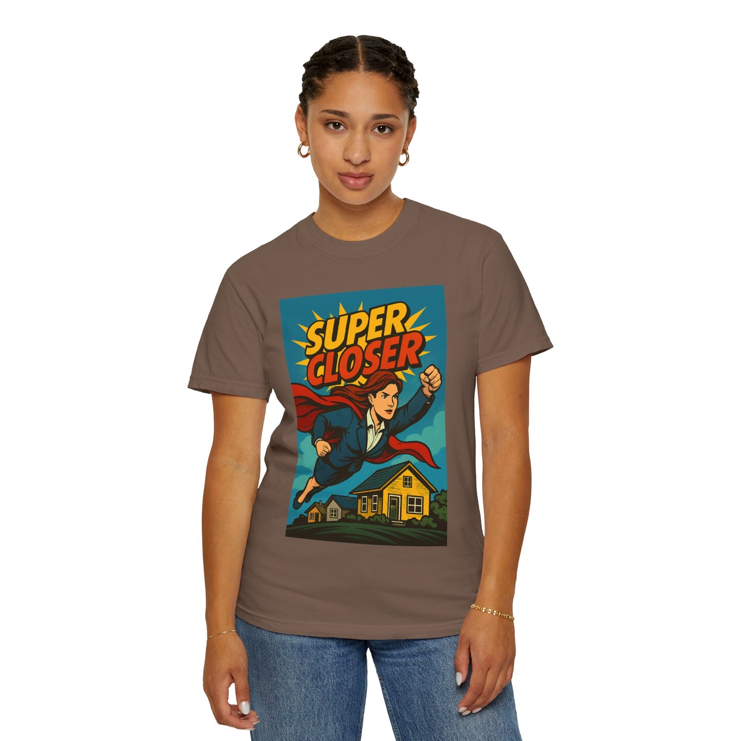 Super Closer T-Shirt - Fun Comic Style Shirt (Women)