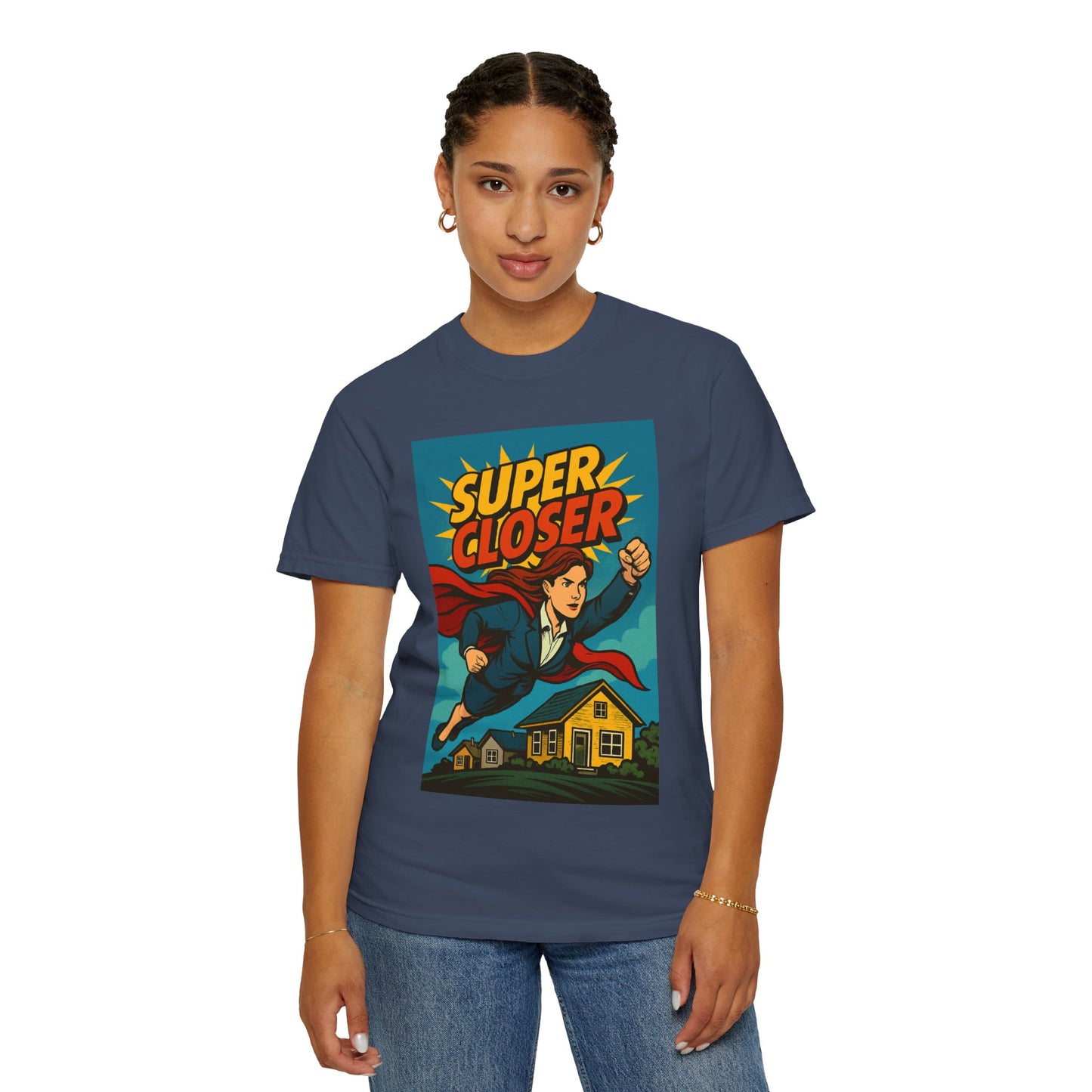 Super Closer T-Shirt - Fun Comic Style Shirt (Women)