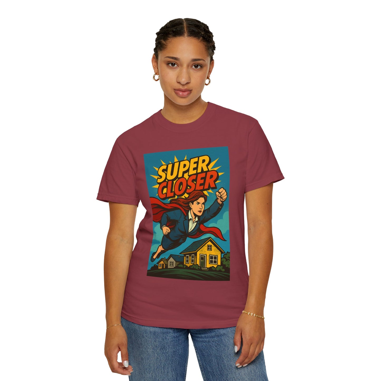 Super Closer T-Shirt - Fun Comic Style Shirt (Women)