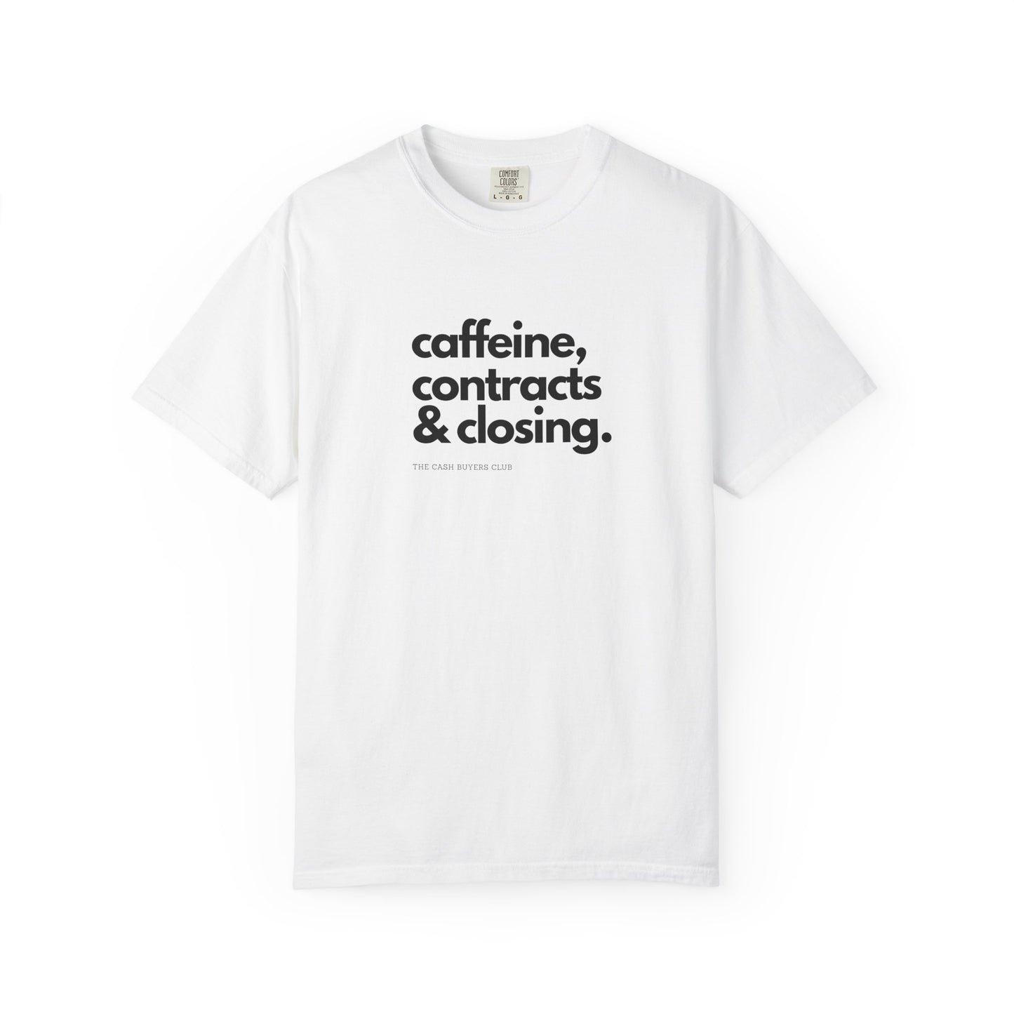 Caffeine Contracts & Closing T-Shirt - Unisex