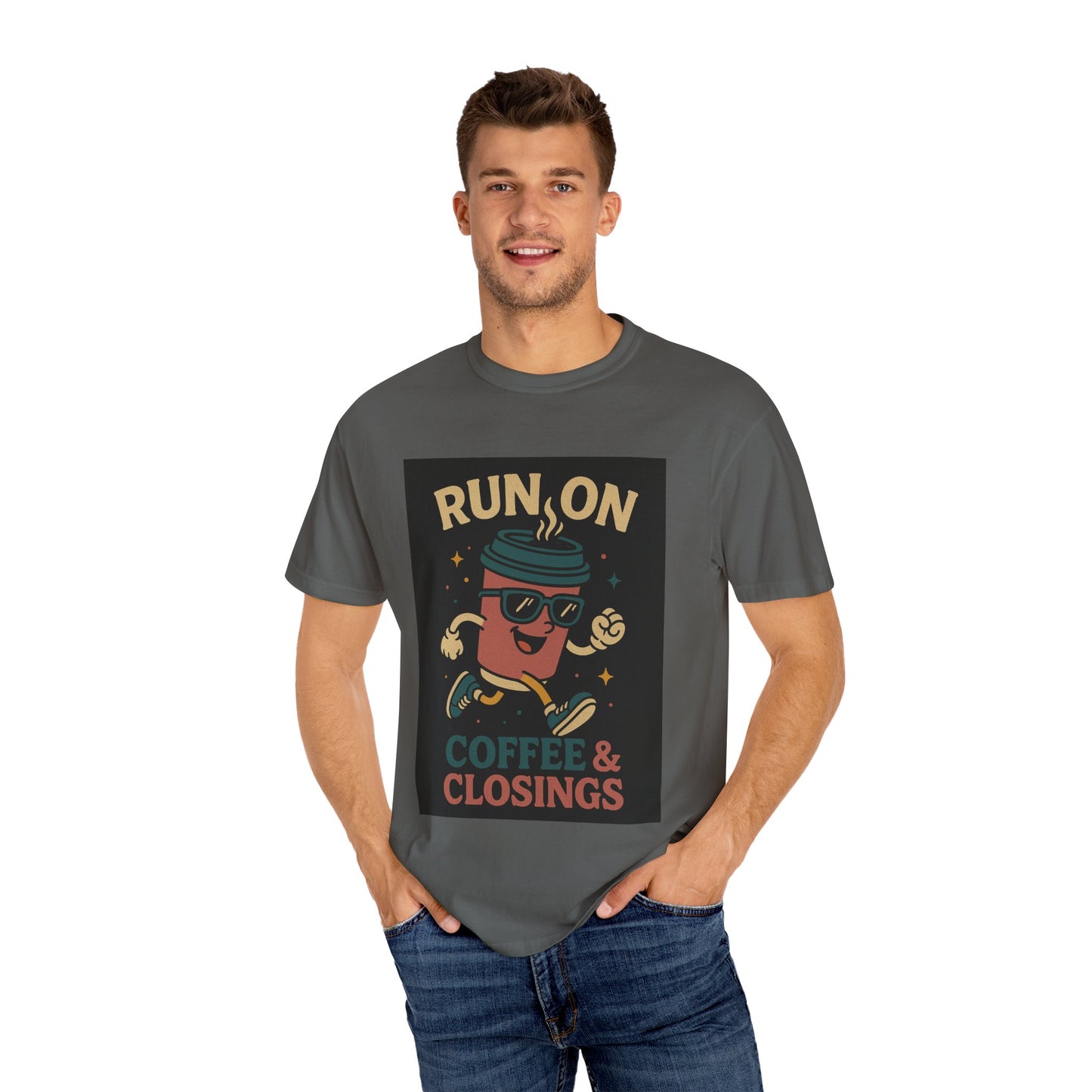 Coffee and Closings - Oldschool Style Graphic Tee