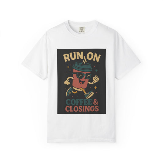 Coffee and Closings - Oldschool Style Graphic Tee