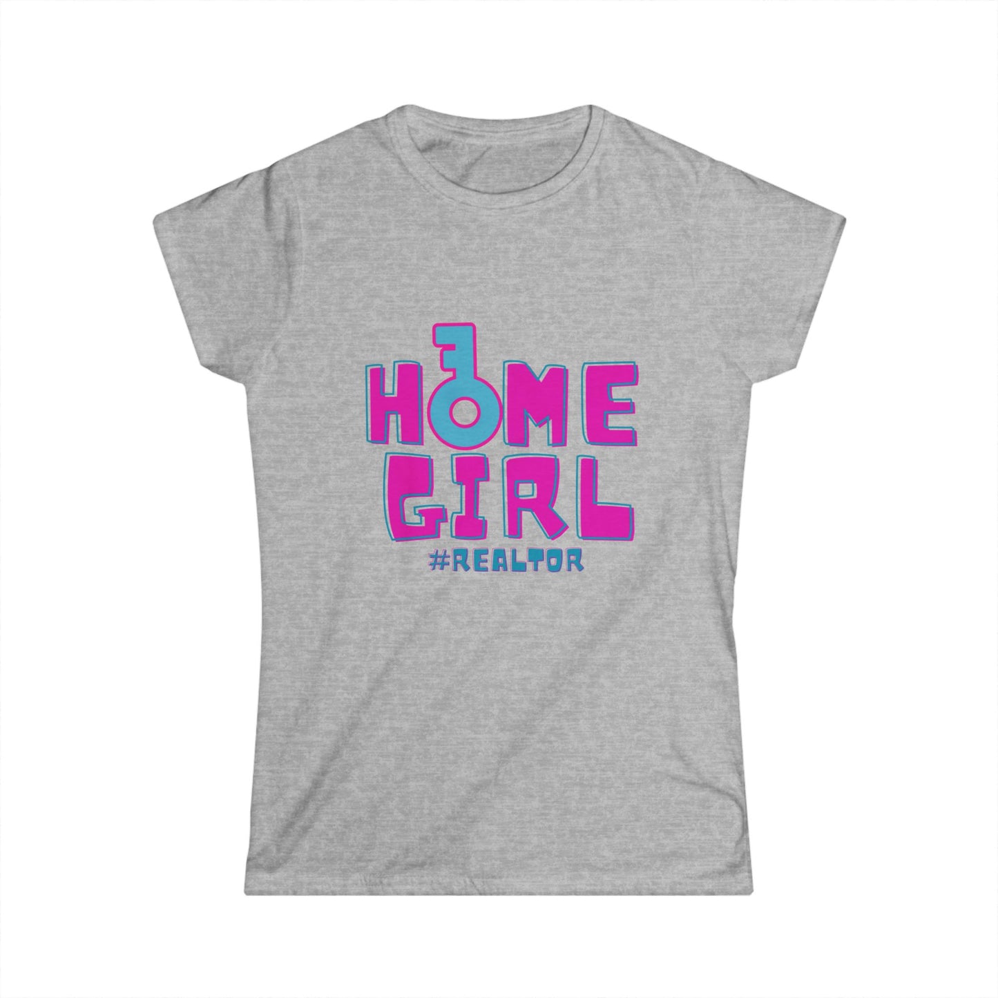 Home Girl Realtor - Stylish Women's Softstyle Shirt