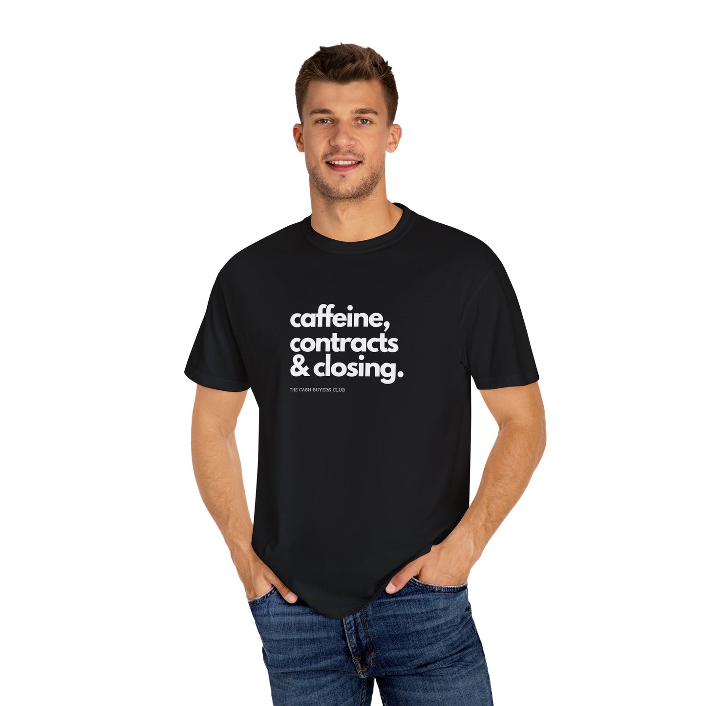 Caffeine Contracts & Closing T-Shirt - Unisex