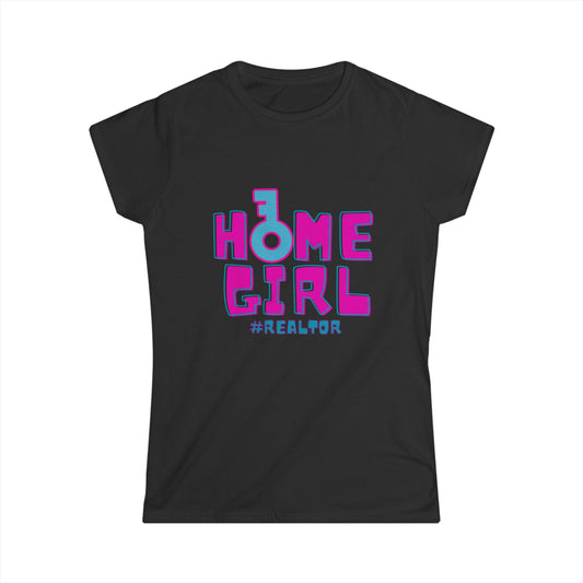 Home Girl Realtor - Stylish Women's Softstyle Shirt