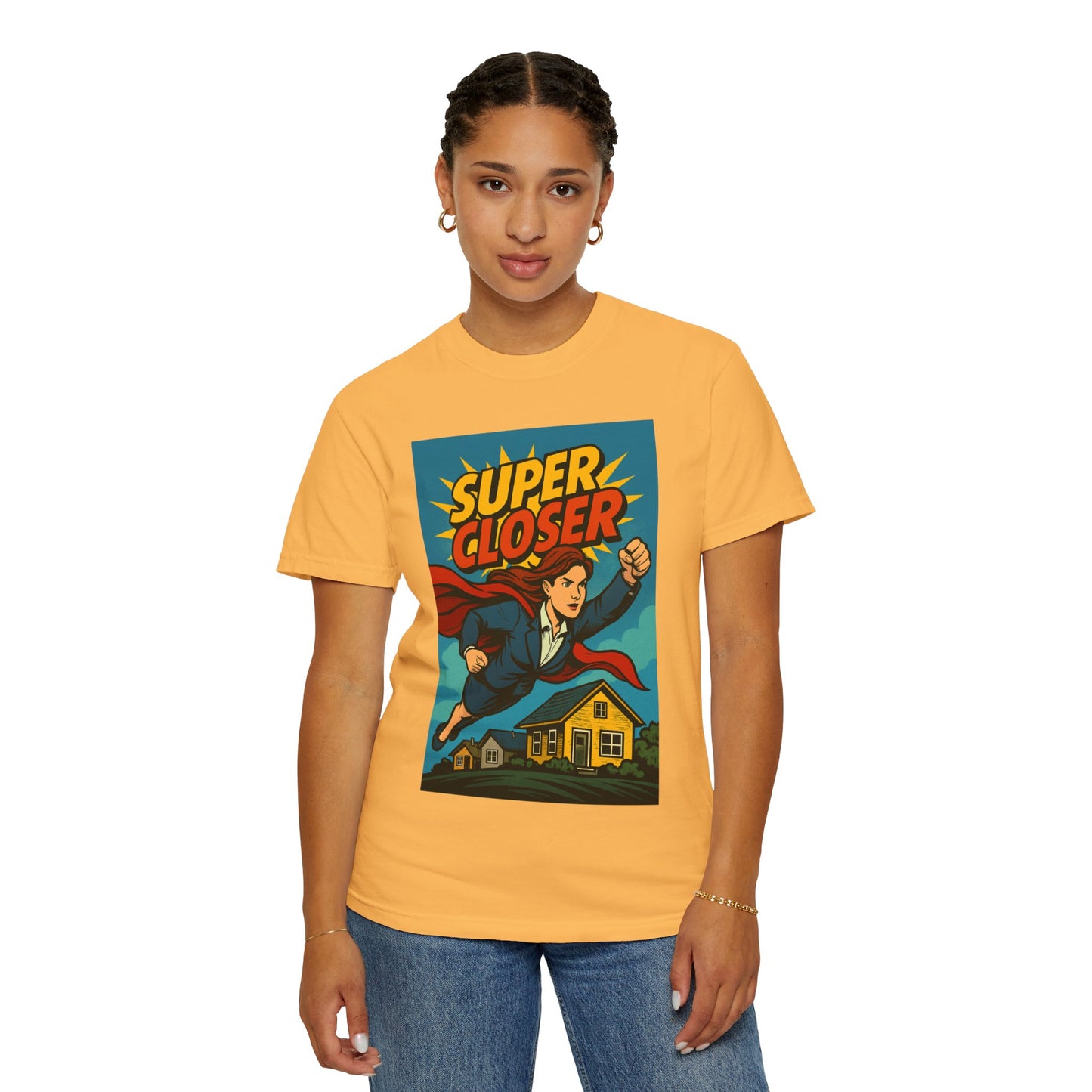 Super Closer T-Shirt - Fun Comic Style Shirt (Women)