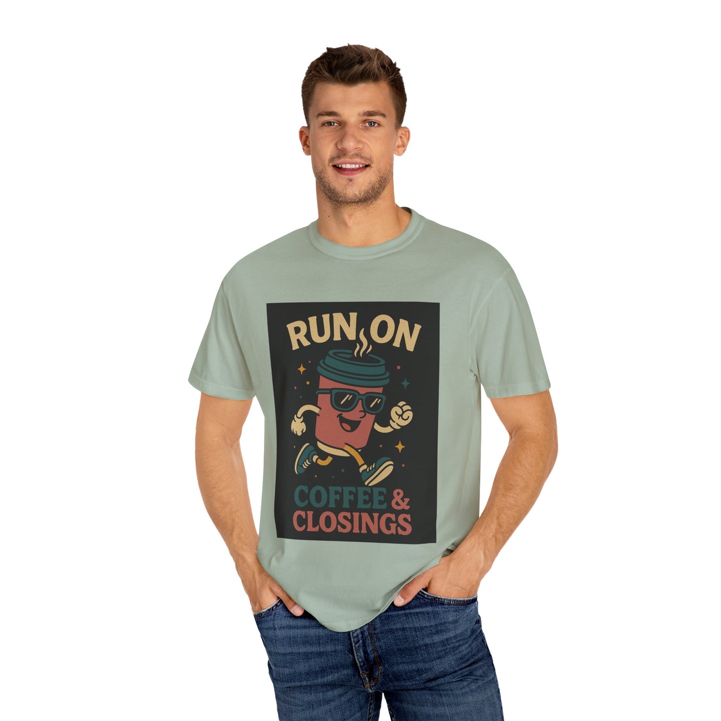 Coffee and Closings - Oldschool Style Graphic Tee